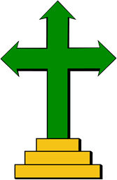 Cross, Calvary Barbed at the Points