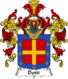 Italian Family Coat of Arms (v.25b) Dotti