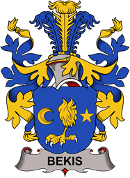 Coat of arms used by the Danish family Bekis
