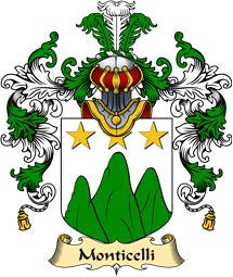Italian Family Coat of Arms (v.25a) Monticelli
