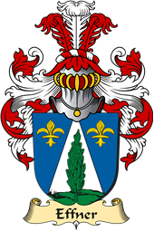 v.23 Coat of Family Arms from Germany for Effner