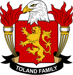 Coat of arms used by the Toland family in the United States of America