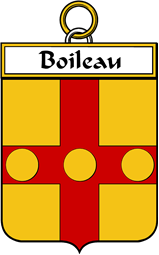 French Coat of Arms Badge for Boileau