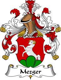 German Wappen Coat of Arms for Mezger
