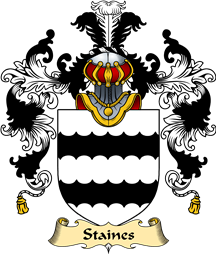 English Family Coat of Arms (v.25) Staines