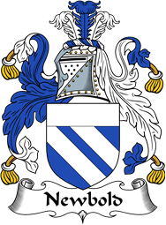 English Coat of Arms for the family Newbold