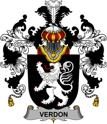 Irish Family Coat of Arms (v.25b) Verdon