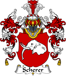 German Wappen Coat of Arms (v.25) Scherer