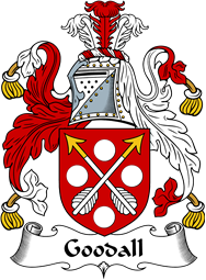 English Coat of Arms for the family Goodall