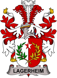 Swedish Coat of Arms for Lagerheim