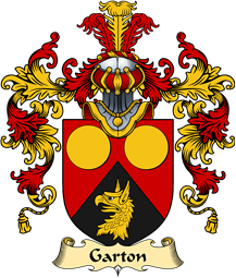 English Family Coat of Arms (v.25) Garton