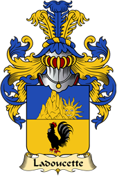 French Family Coat of Arms (v.23) for Ladoucette