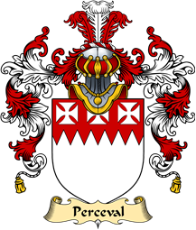 Irish Family Coat of Arms (v.25a) Perceval