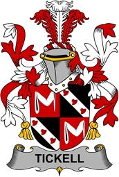 Irish Coat of Arms for Tickell