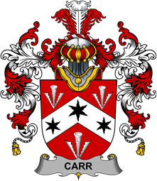 Irish Family Coat of Arms (v.25b) Carr