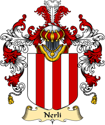 Italian Family Coat of Arms (v.25a) Nerli