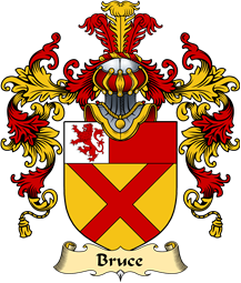 Scottish Family Coat of Arms (v.25) Bruce