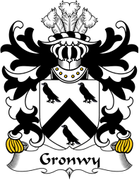 Welsh Coat of Arms for Gronwy (ab Einion, ap Llywarch)