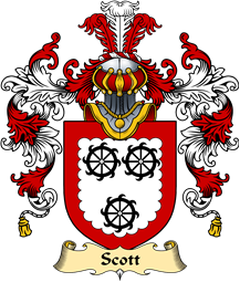 English Family Coat of Arms (v.25) Scott