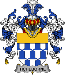 Irish Family Coat of Arms (v.25b) Ticheborne