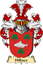 v.23 Coat of Family Arms from Germany for Hillner