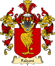 Italian Family Coat of Arms (v.25a) Falconi