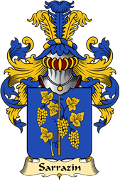 French Family Coat of Arms (v.23) for Sarrazin