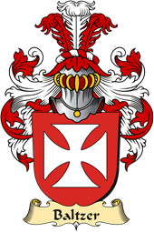 v.23 Coat of Family Arms from Germany for Baltzer