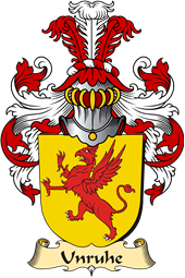 v.23 Coat of Family Arms from Germany for Unruhe