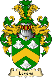 Irish Family Coat of Arms (v.23) for Levens or Levinge