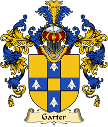 English Family Coat of Arms (v.25) Garter