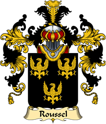 French Family Coat of Arms (v.25) Roussel