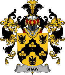 Irish Family Coat of Arms (v.25b) Shaw