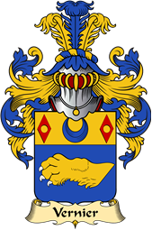 French Family Coat of Arms (v.23) for Vernier