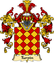 French Family Coat of Arms (v.25) Turpin