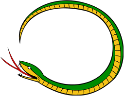 Serpent Bowed With Tail Elevated