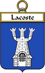 French Coat of Arms Badge for Lacoste