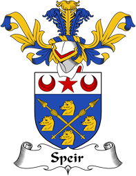 Coat of Arms from Scotland for Speir