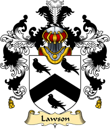 English Family Coat of Arms (v.25) Lawson