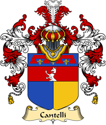 Italian Family Coat of Arms (v.25a) Cantelli