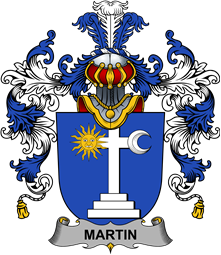 Irish Family Coat of Arms (v.25b) Martin