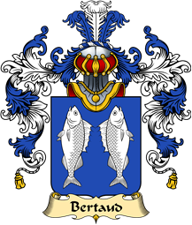 French Family Coat of Arms (v.25) Bertaud