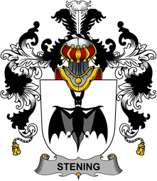 Irish Family Coat of Arms (v.25b) Stening