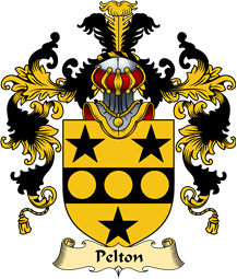 English Family Coat of Arms (v.25) Pelton