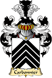 French Family Coat of Arms (v.23) for Carbonnier
