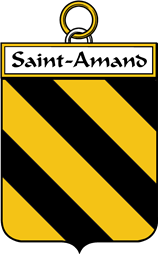 French Coat of Arms Badge for Saint-Amand