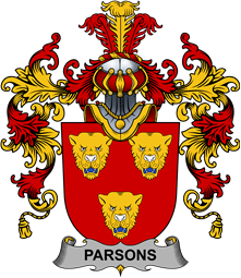 Irish Family Coat of Arms (v.25b) Parsons