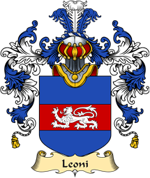 Italian Family Coat of Arms (v.25a) Leoni