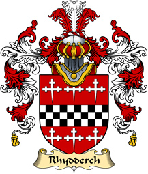 Welsh Family Coat of Arms (v.25) Rhydderch (LE GROS)