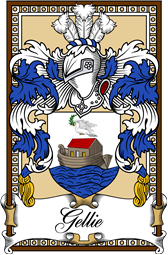 Scottish Coat of Arms Bookplate for Gellie